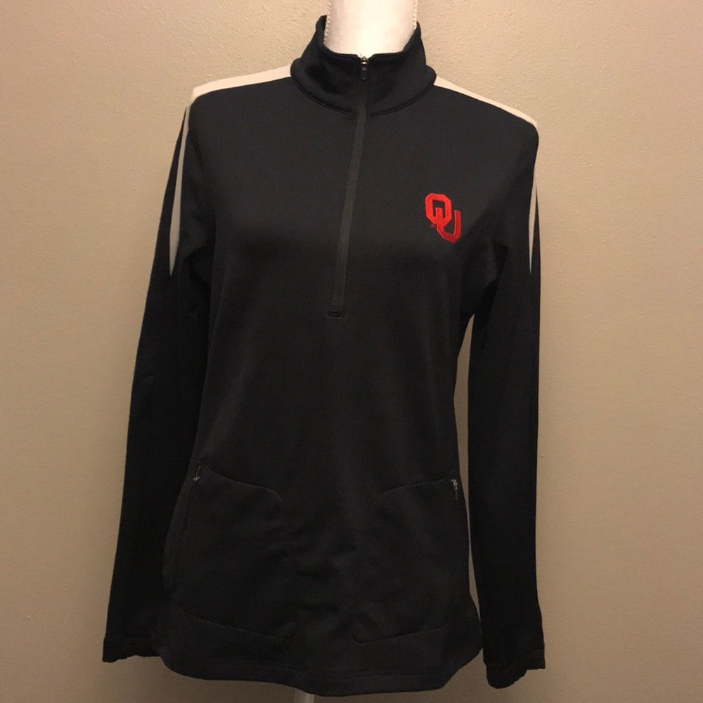 ANTIGUA OU black pullover jacket NWOT